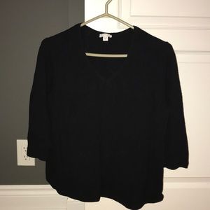 Black j.jill light sweater - size L